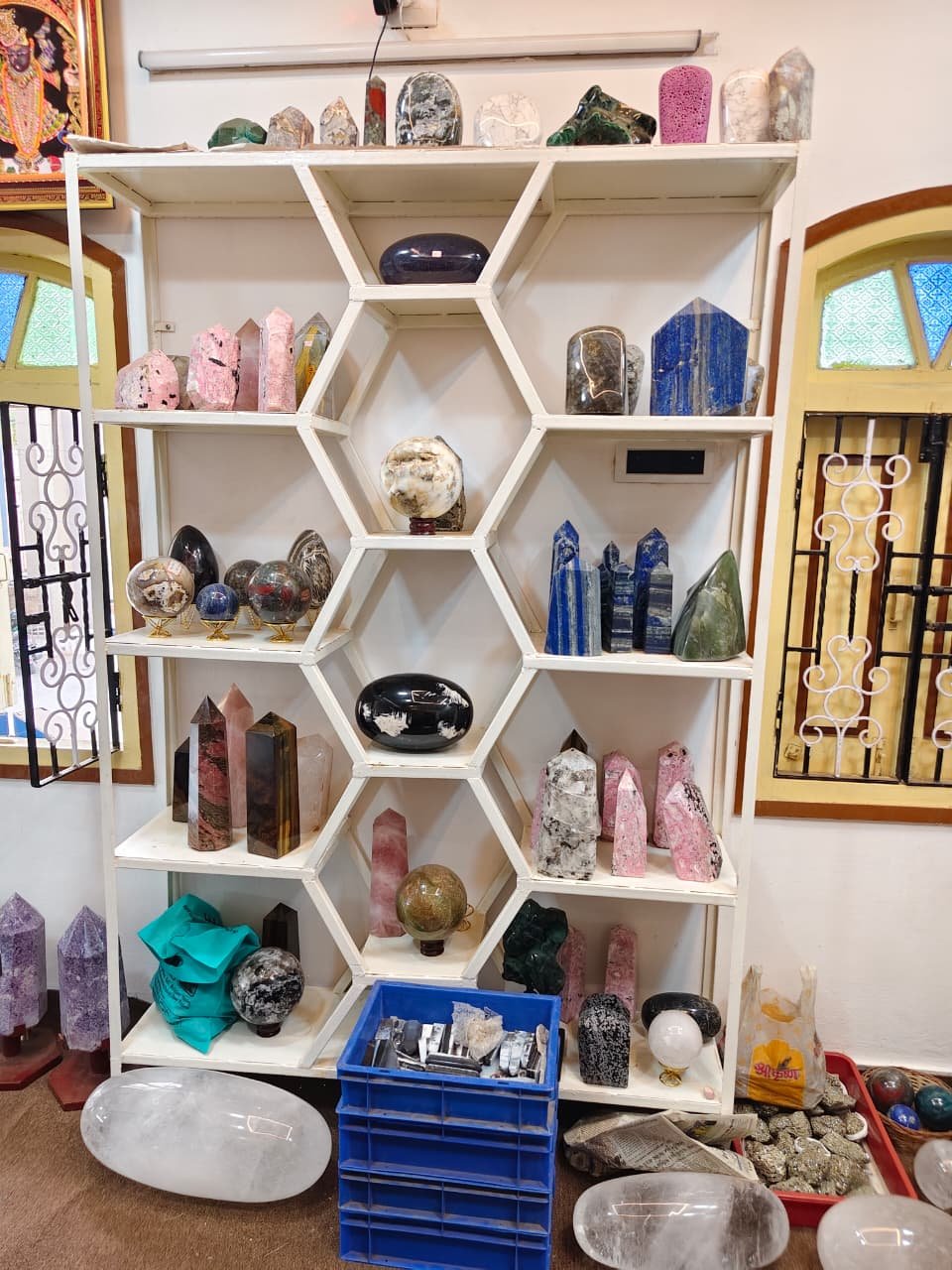 Natural crystal collection in our shop